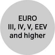 EURO III,IV, V, EEV or higher