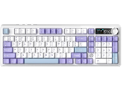 Ajazz AK980 V2 - (English US), Purple- White