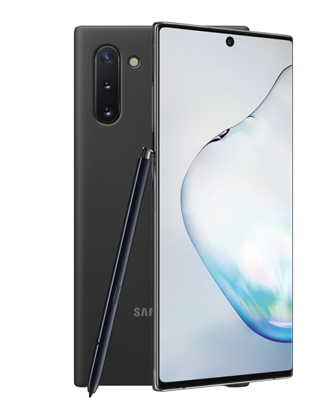 Galaxy Note 10 с оригинален калъф