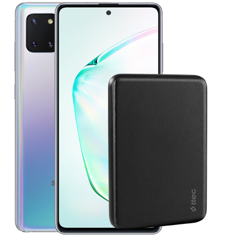 Galaxy Note10 Lite + ttec PowerCard 5 000 mAh