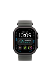 Apple Watch Ultra 4 GPS + Cellular 49mm Black Titanium Case with Translucent Black Ocean Band