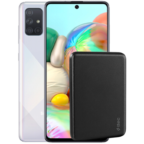 Galaxy A71 + ttec PowerCard 5 000 mAh