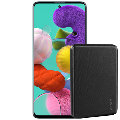 Galaxy A51 + ttec PowerCard 5 000 mAh