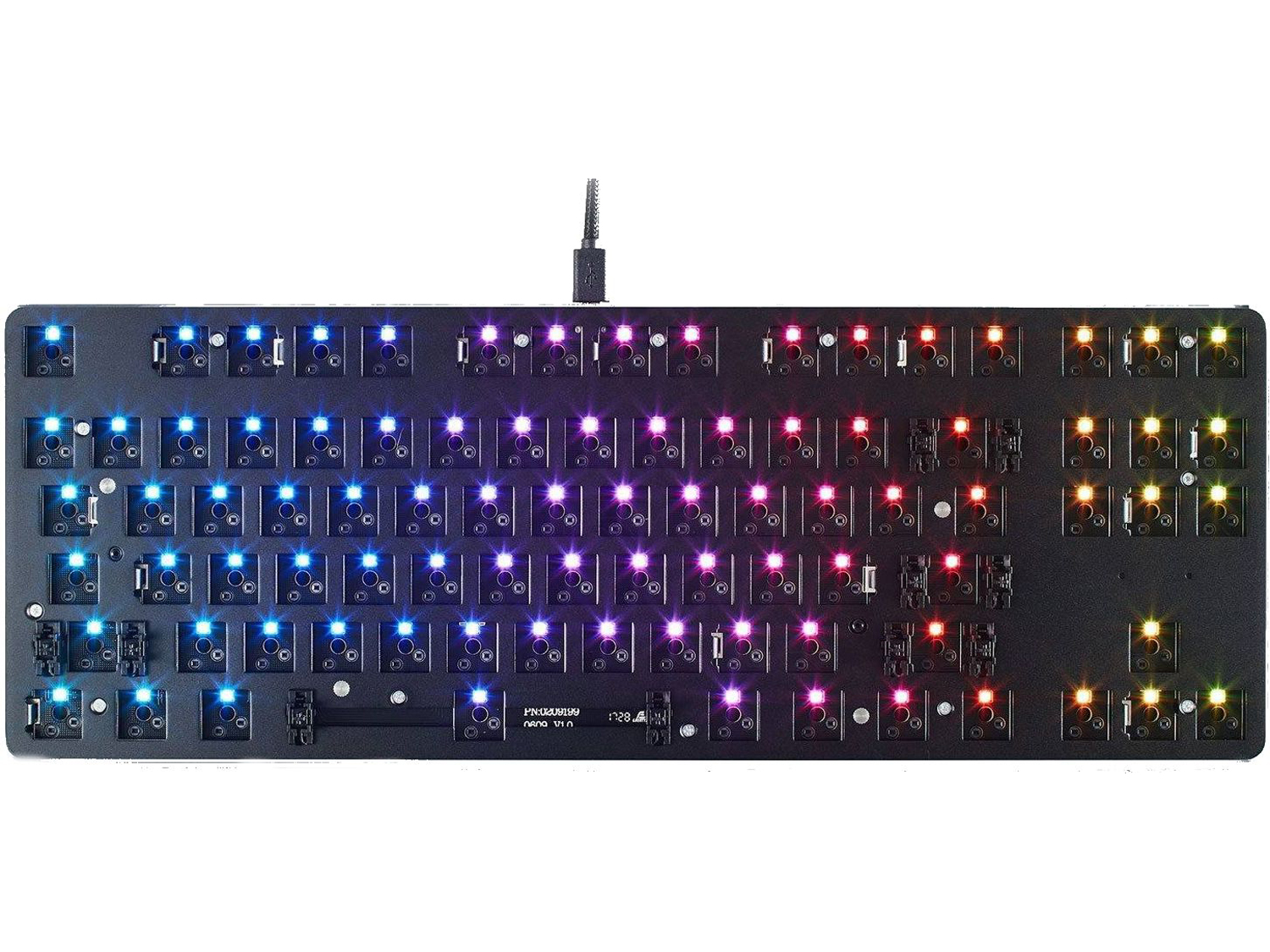 Glorious RGB GMMK TKL, ISO Layout, модулен дизайн за механични суичове 