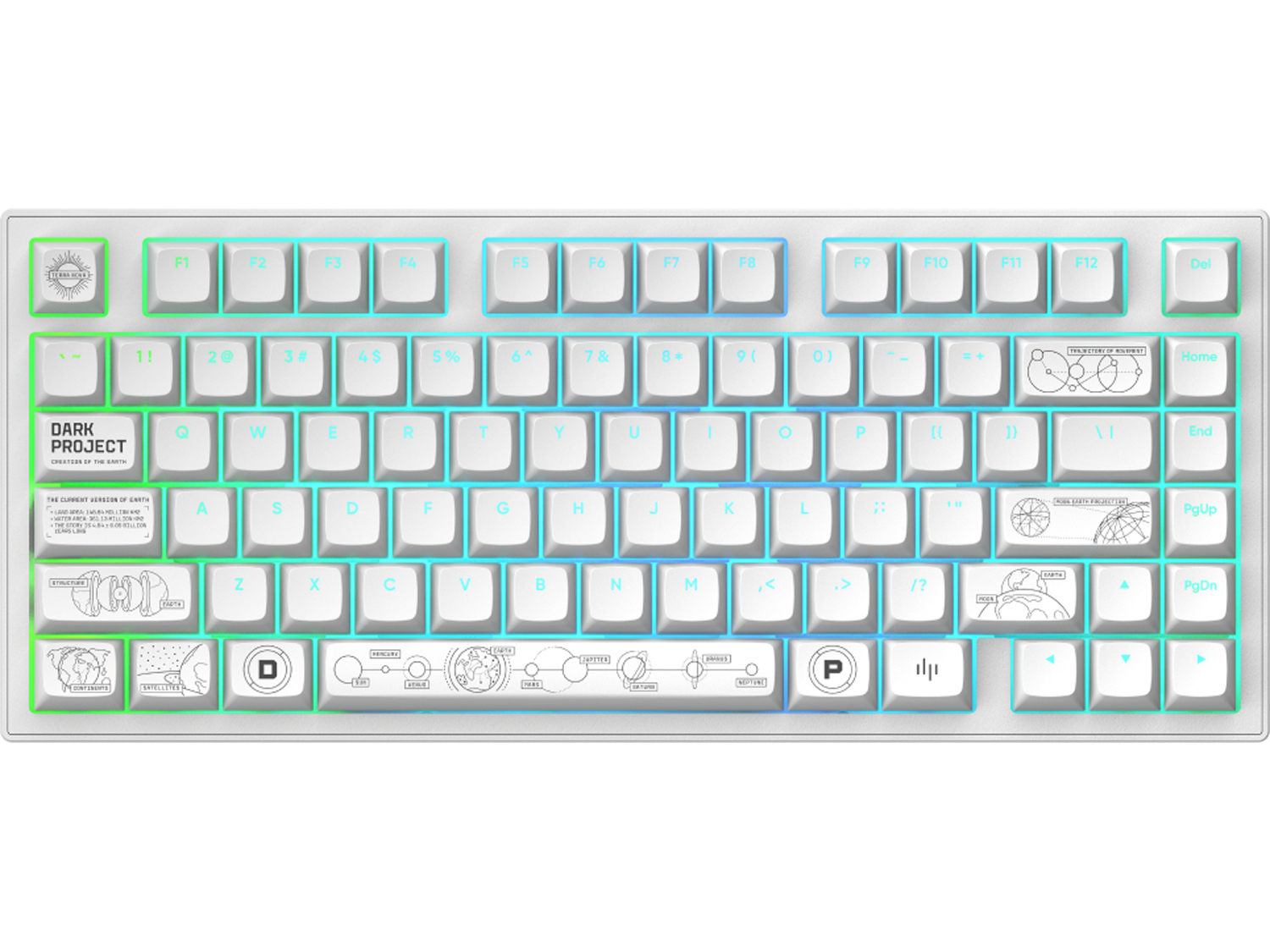 Dark Project ALU81A Terra Nova White RGB