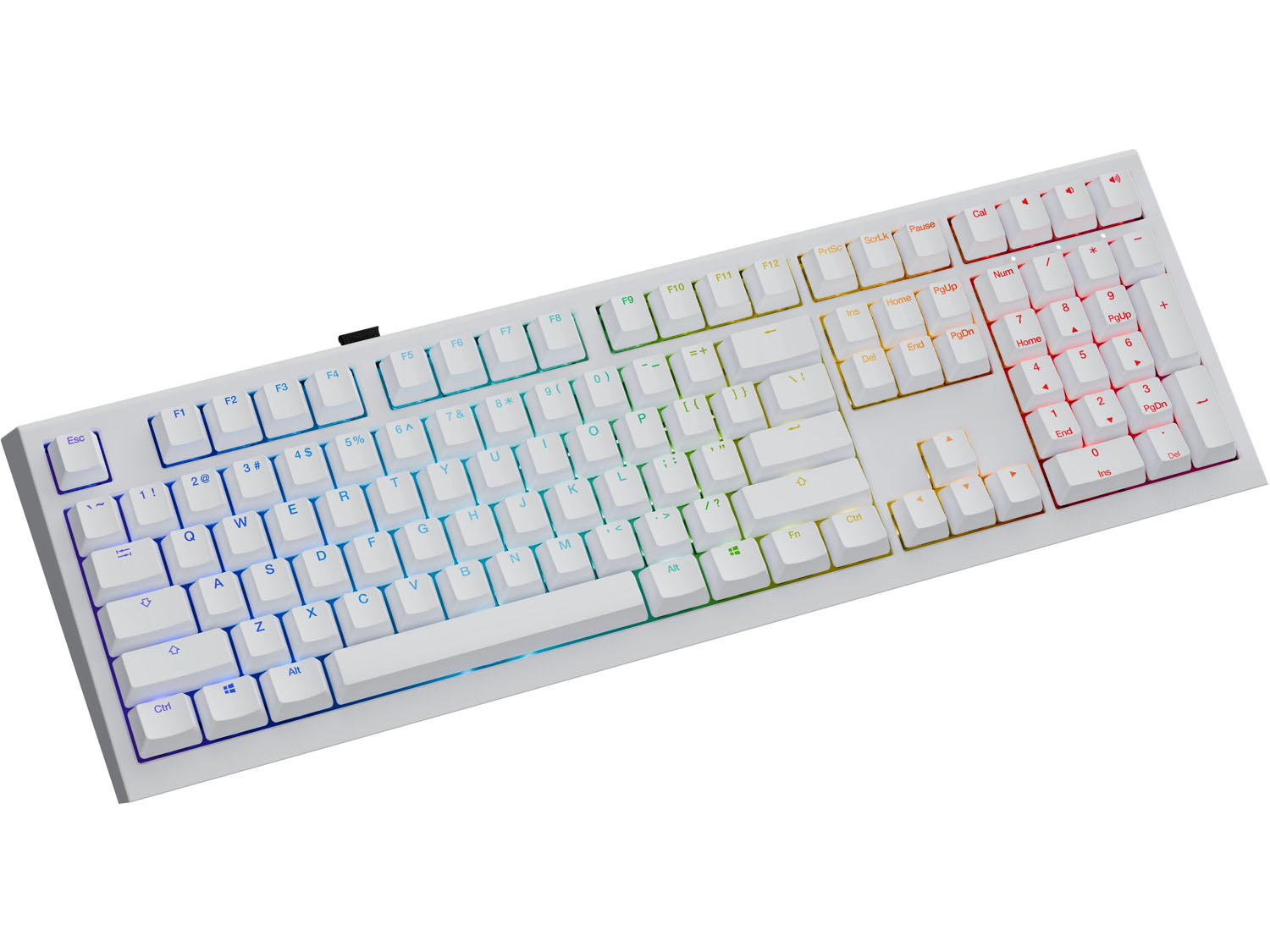 Ducky One X Wireless, White