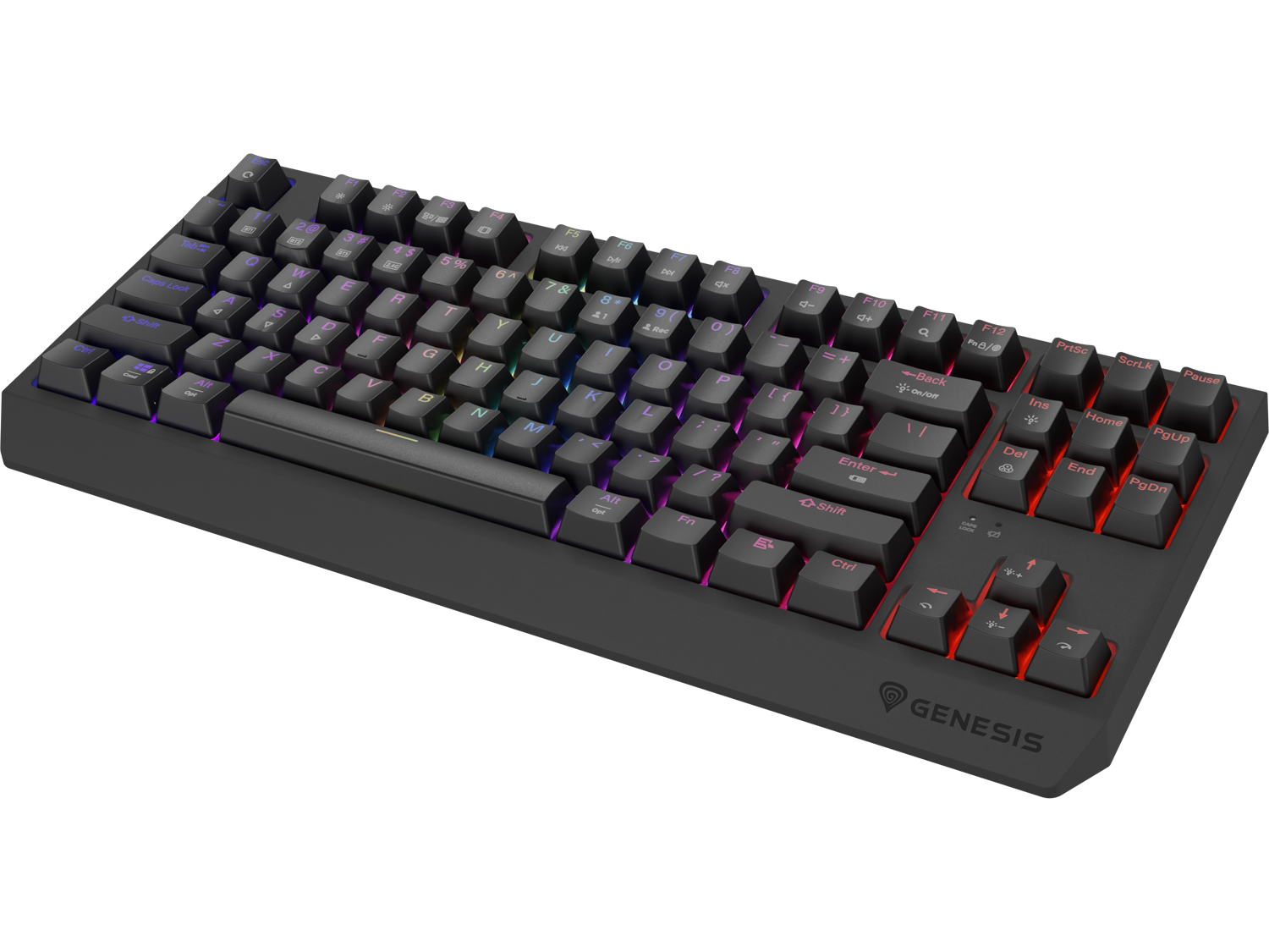 Genesis Thor 230 TKL Wireless US Black, Outemu Red 