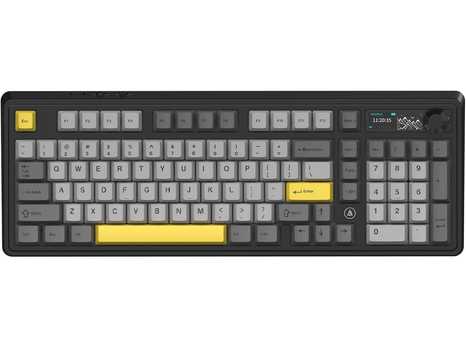 Ajazz AK980 V2 - (English US), Black, Gray