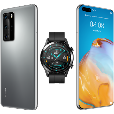 P40 Pro в комплект с Watch GT 2 46mm