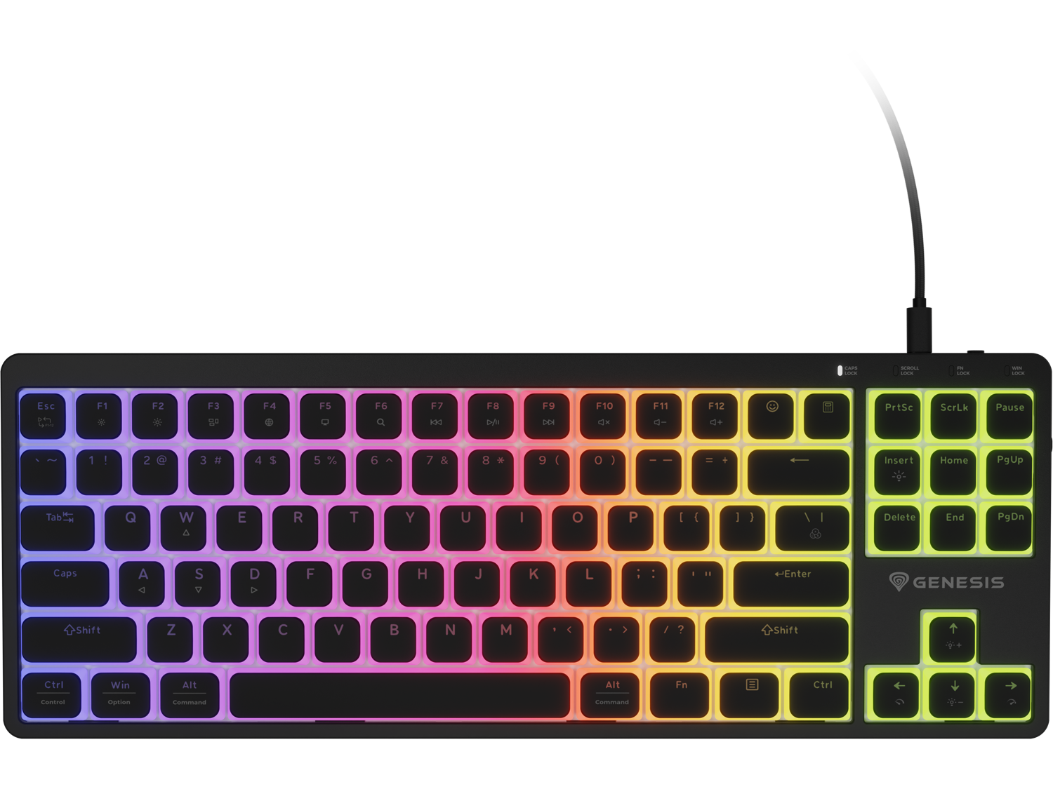 Genesis Thor 430 TKL, US, Outemu Pink,, Black
