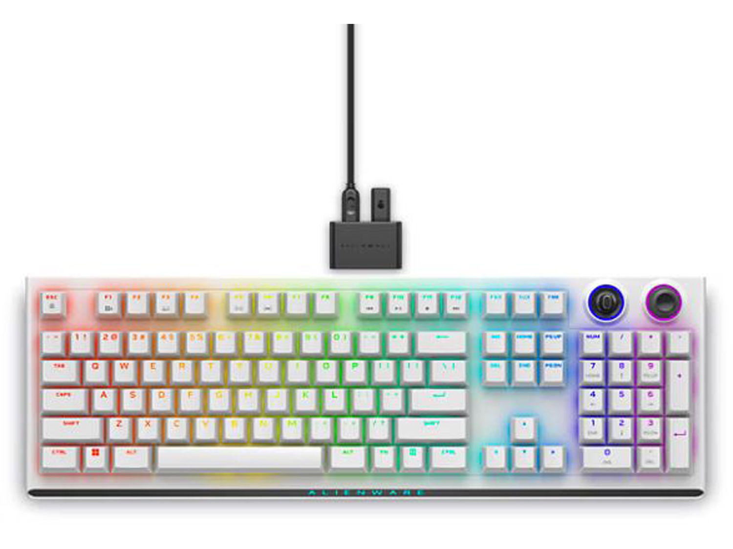 Alienware Tri-Mode Wireless Gaming Keyboard - AW920K (Lunar Light)