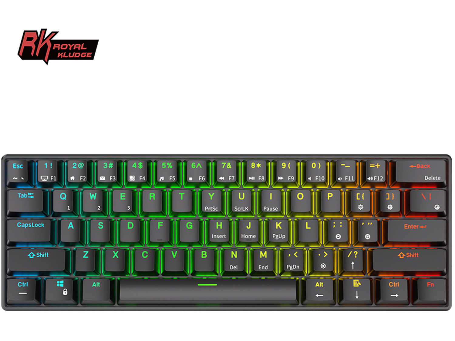 Royal Kludge RK61 Black, Red switch