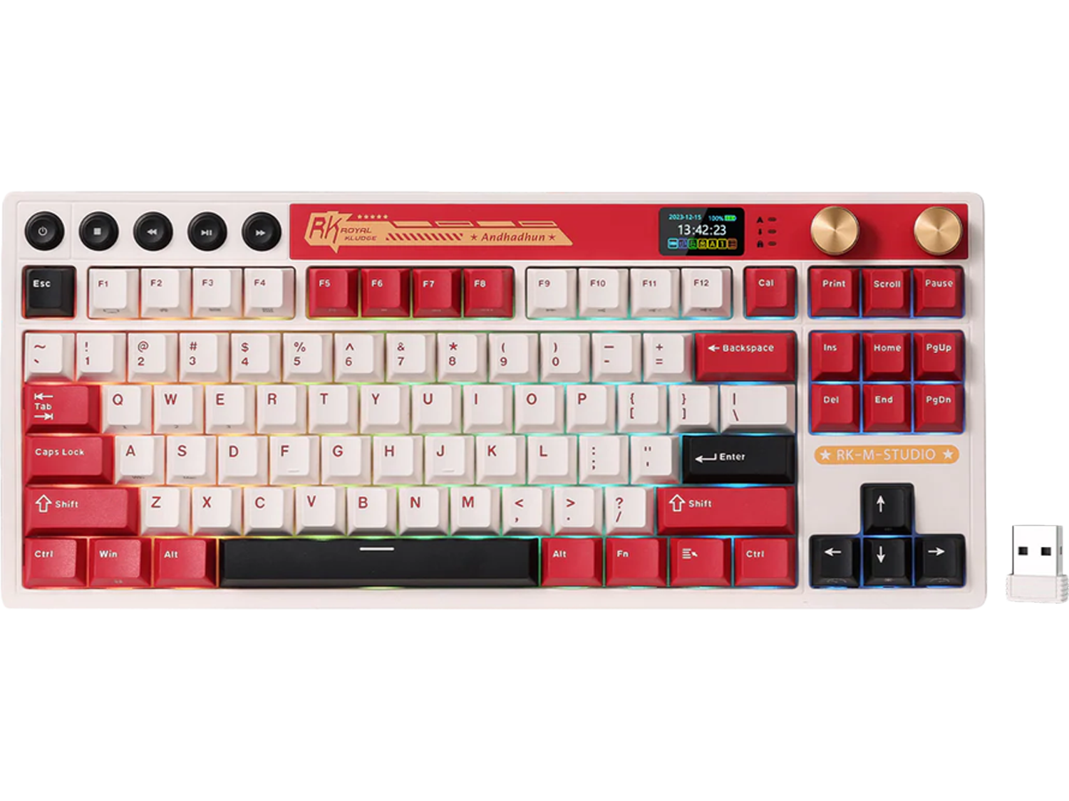 Royal Kludge RK M87 Famicom, Cream switch