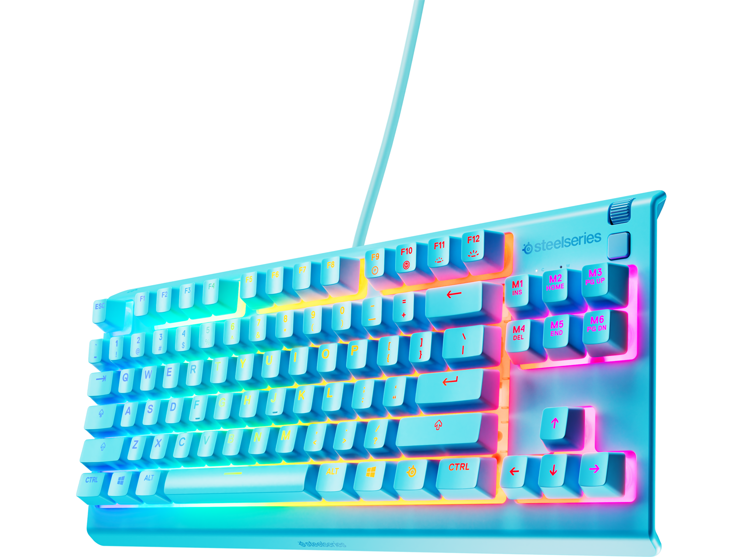 SteelSeries Apex 3 TKL Aqua - Quiet Switch US Layout