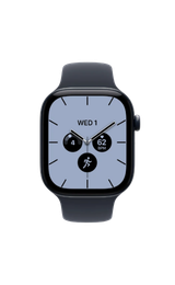 Apple Watch Series 12 GPS + Cellular 46mm Night Blue Ceramic Case with Navy Blue Sport Band - M/L