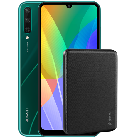 Y6p в комплект с ttec PowerCard 5 000 mAh