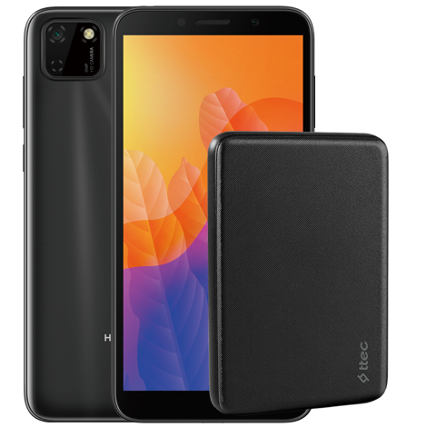 Y5p в комплект с ttec PowerCard 5 000 mAh