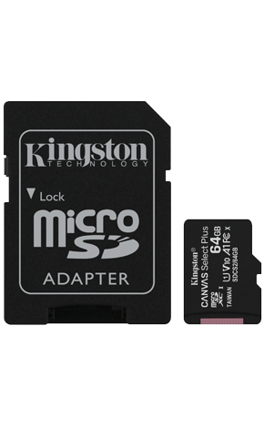 Карта памет Kingston 64GB+адаптер