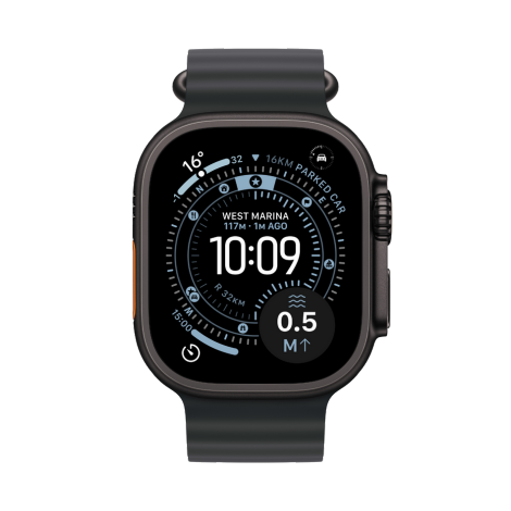 Watch Ultra 3 Cellular 49mm Black Titanium Case with Black Ocean Band
