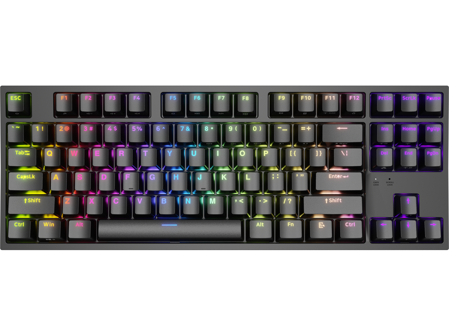 Genesis Thor 404 TKL Black, US Layout Brown Switch