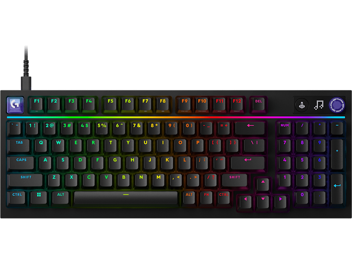 Logitech G316 X 98% Wired Gaming Keyboard US INT`L - Linear
