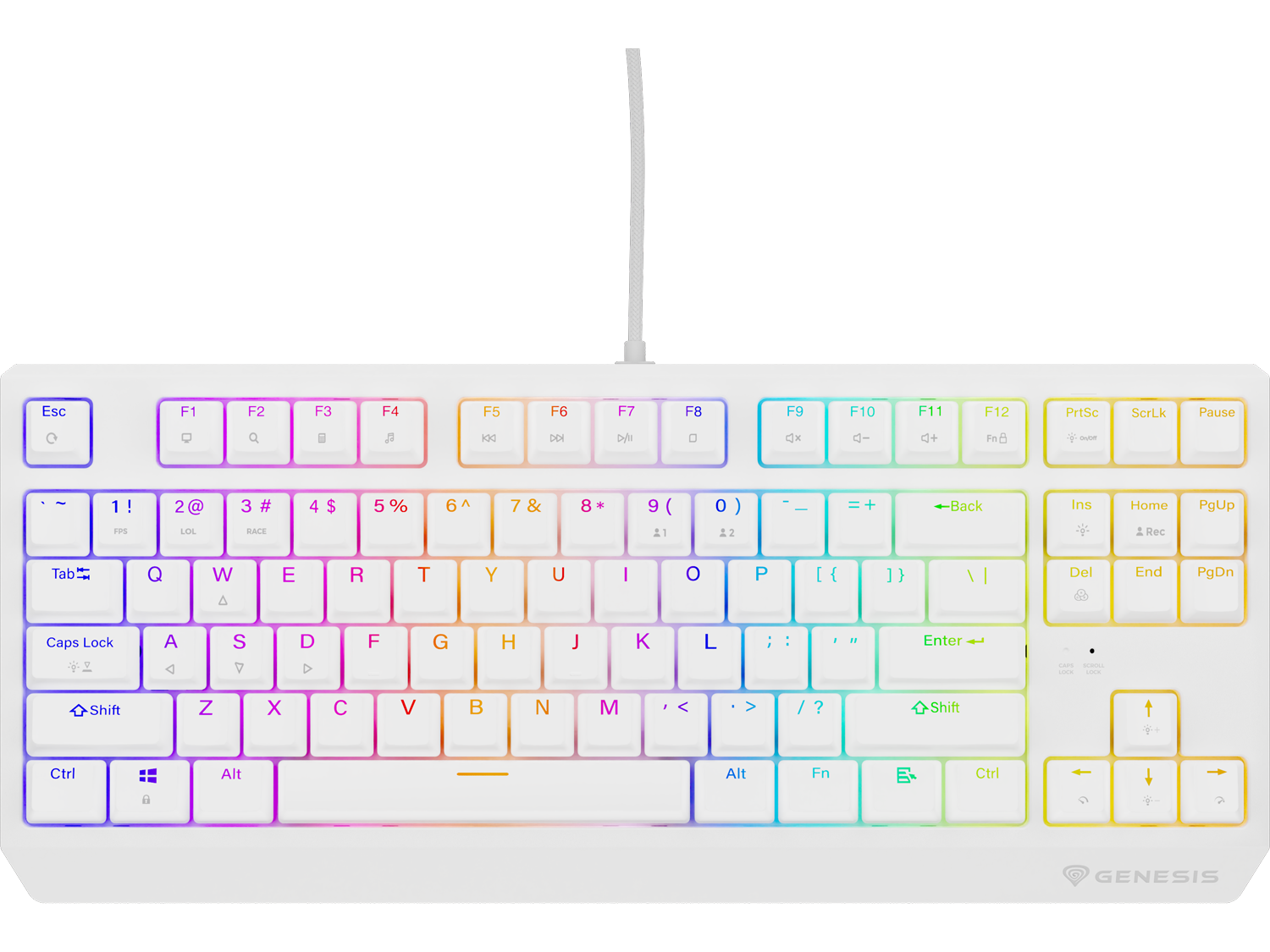 Genesis Thor 230 TKL Outemu Red, White US
