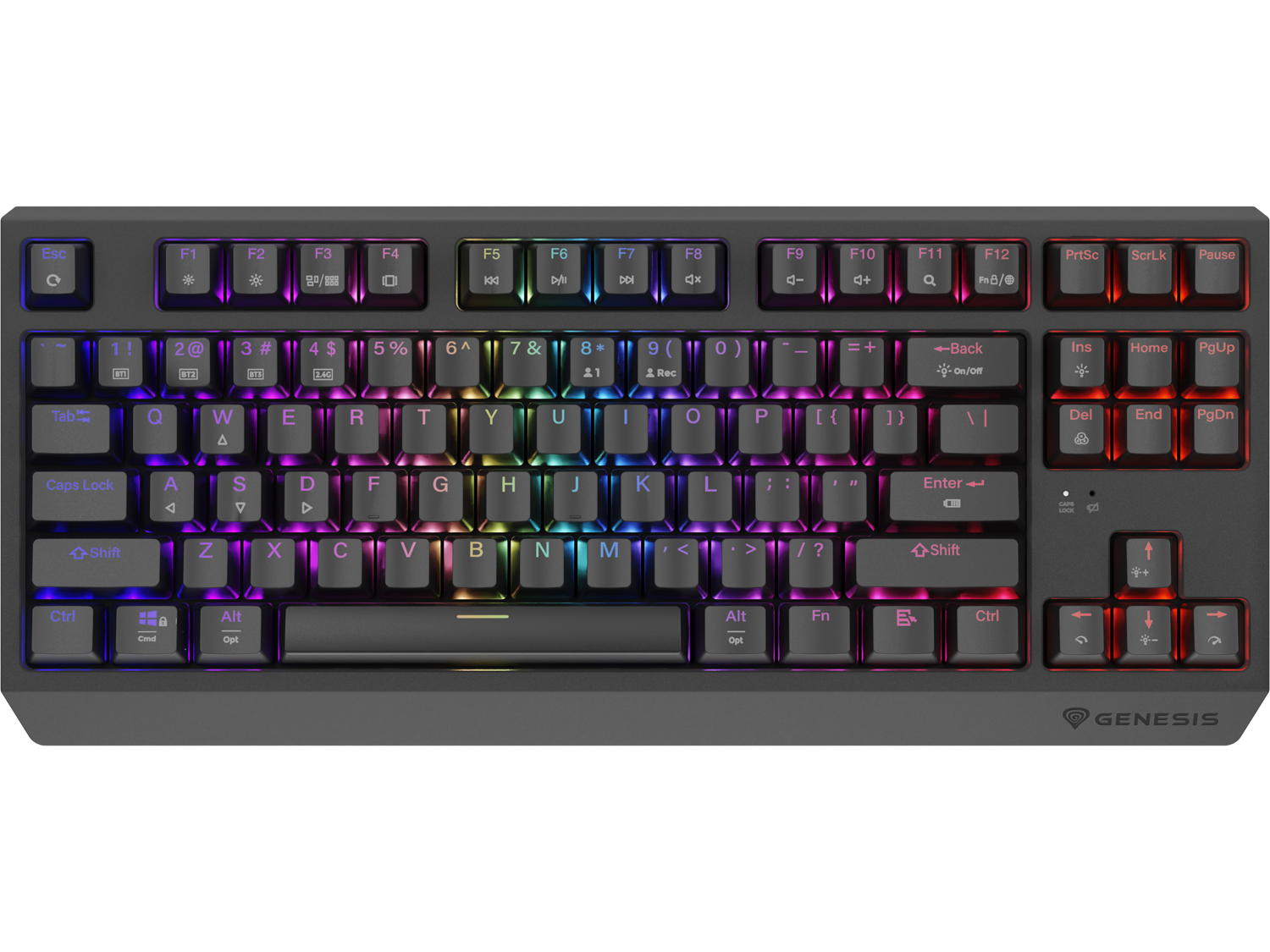 Genesis Thor 230 TKL Wireless US Black, Outemu Panda