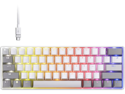 Corsair CLIPPER PRO MINI 60 Hall Effect Gaming Keyboard, White