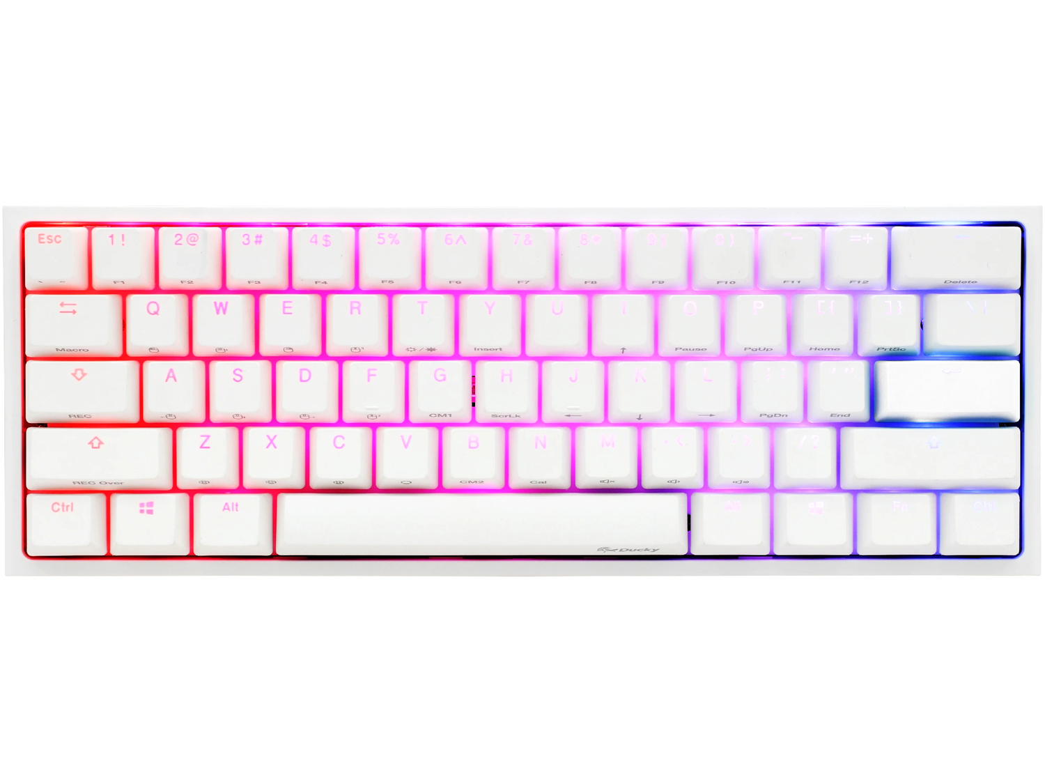 Ducky One 2 Pro Mini Pure White - Kailh Box Brown Switches [Tactile]