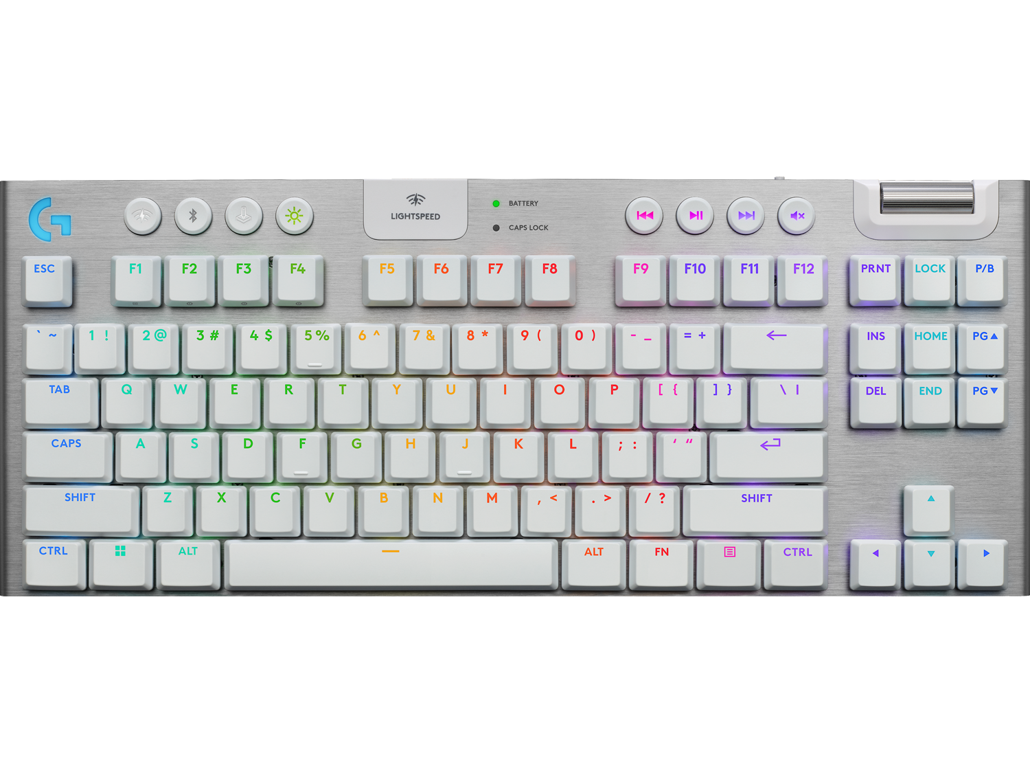 Logitech G915 X LIGHTSPEED TKL, Tactile, White - US INTL
