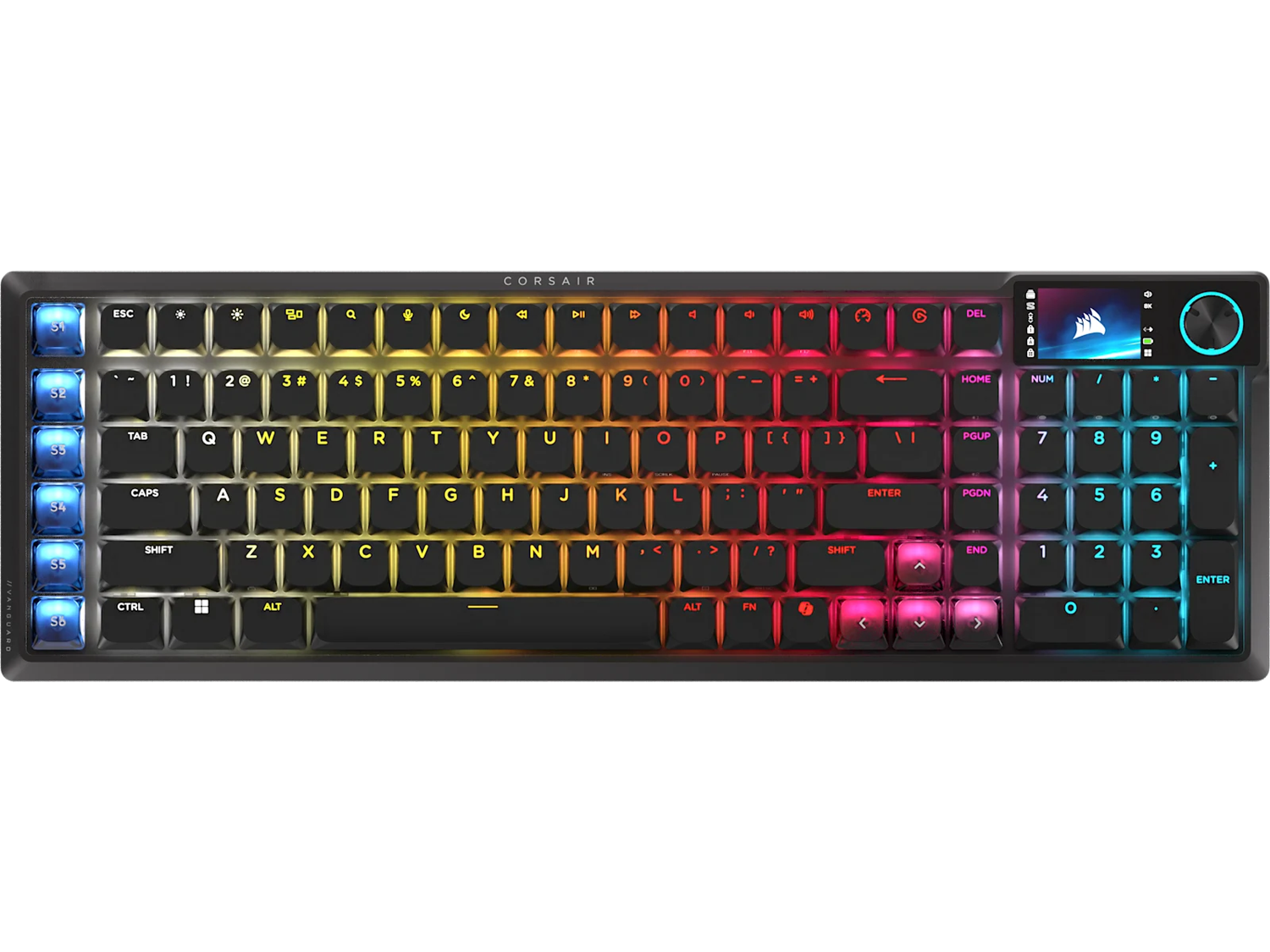 Corsair VANGUARD AIR 99 WIRELESS Optical-Mechanical Gaming Keyboard - Black