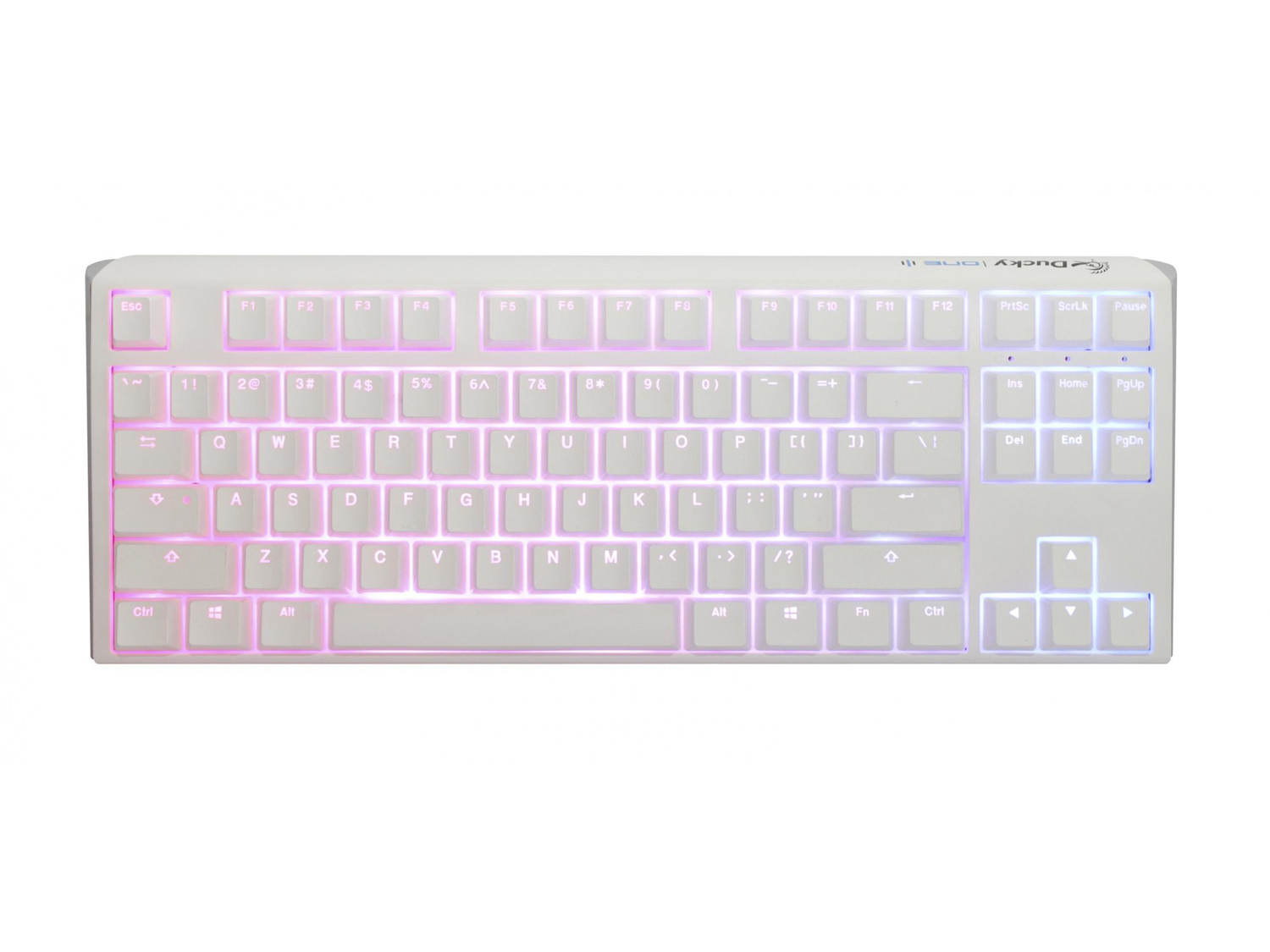 Ducky One 3 Pure White TKL Hotswap Cherry MX Clear