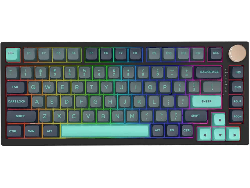 VGN N75 Wired Mechanical Keyboard, Caribbean Blue, Power Purple суич