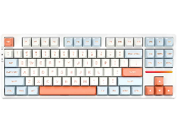 VGN V87 Wireless Mechanical Keyboard, Jelly Orange - Dynamic Silver суич