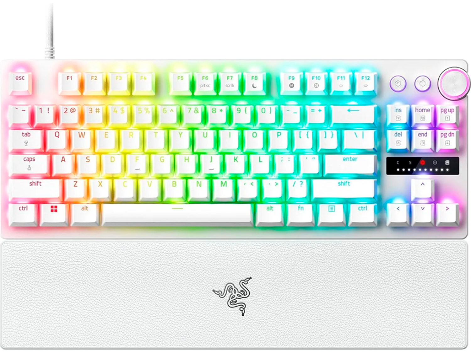 Razer Huntsman V3 Pro Tenkeyless, White