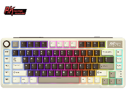 Royal Kludge RK L75 Mocha Grey, Cream switch