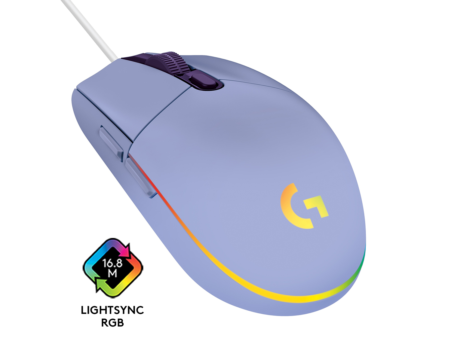 Logitech G102 LIGHTSYNC Lilac