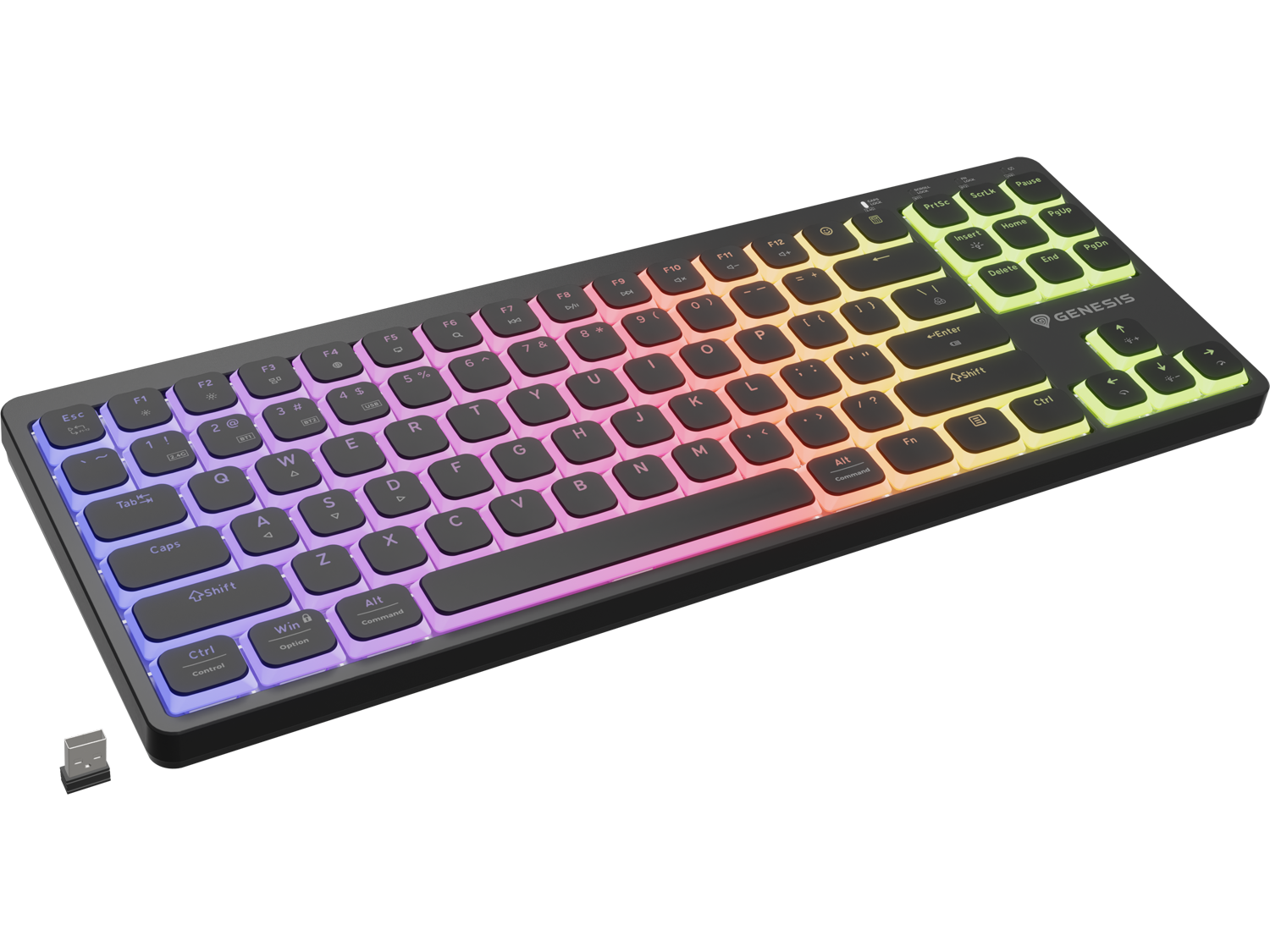 Genesis Thor 430 TKL Wireless, US, Outemu Pink, Black