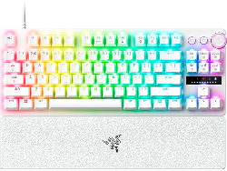 Razer Huntsman V3 Pro Tenkeyless, White