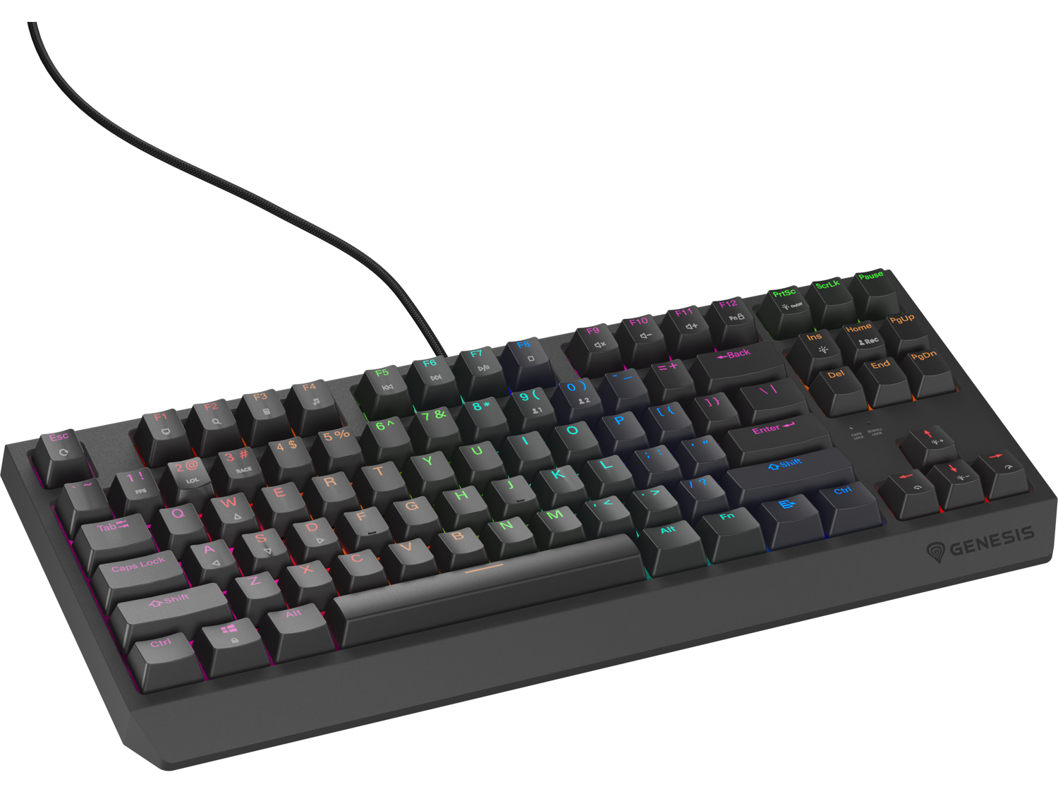 Genesis Thor 230 TKL Lite US Mechanical Outemu Red, Black, Hot Swap