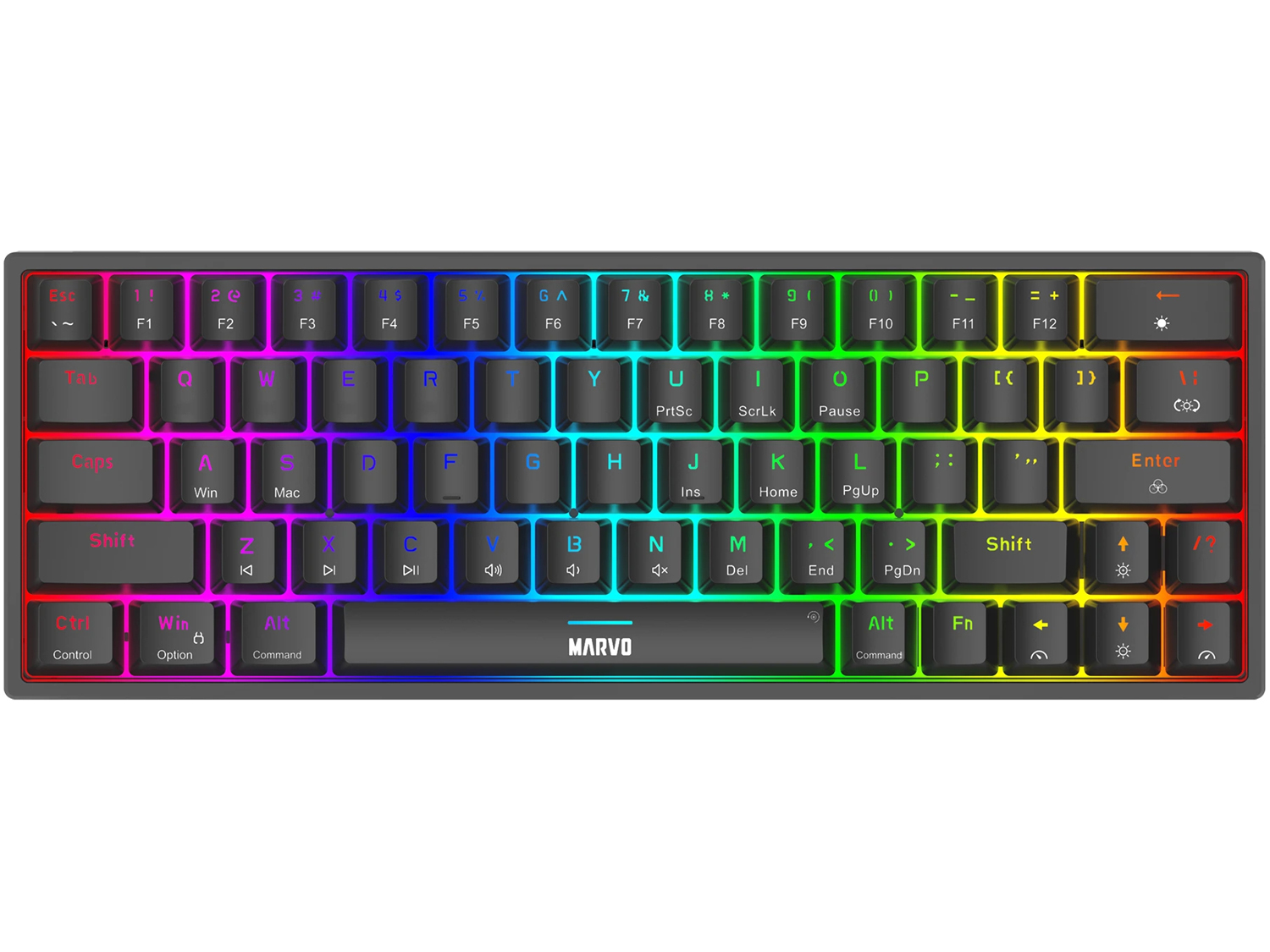 Marvo Shogo 63 - TKL, Black