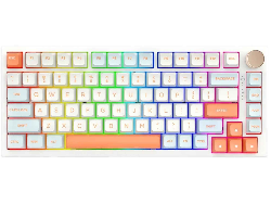 VGN N75 Wired Mechanical Keyboard, Jelly Orange, Power Silver суич
