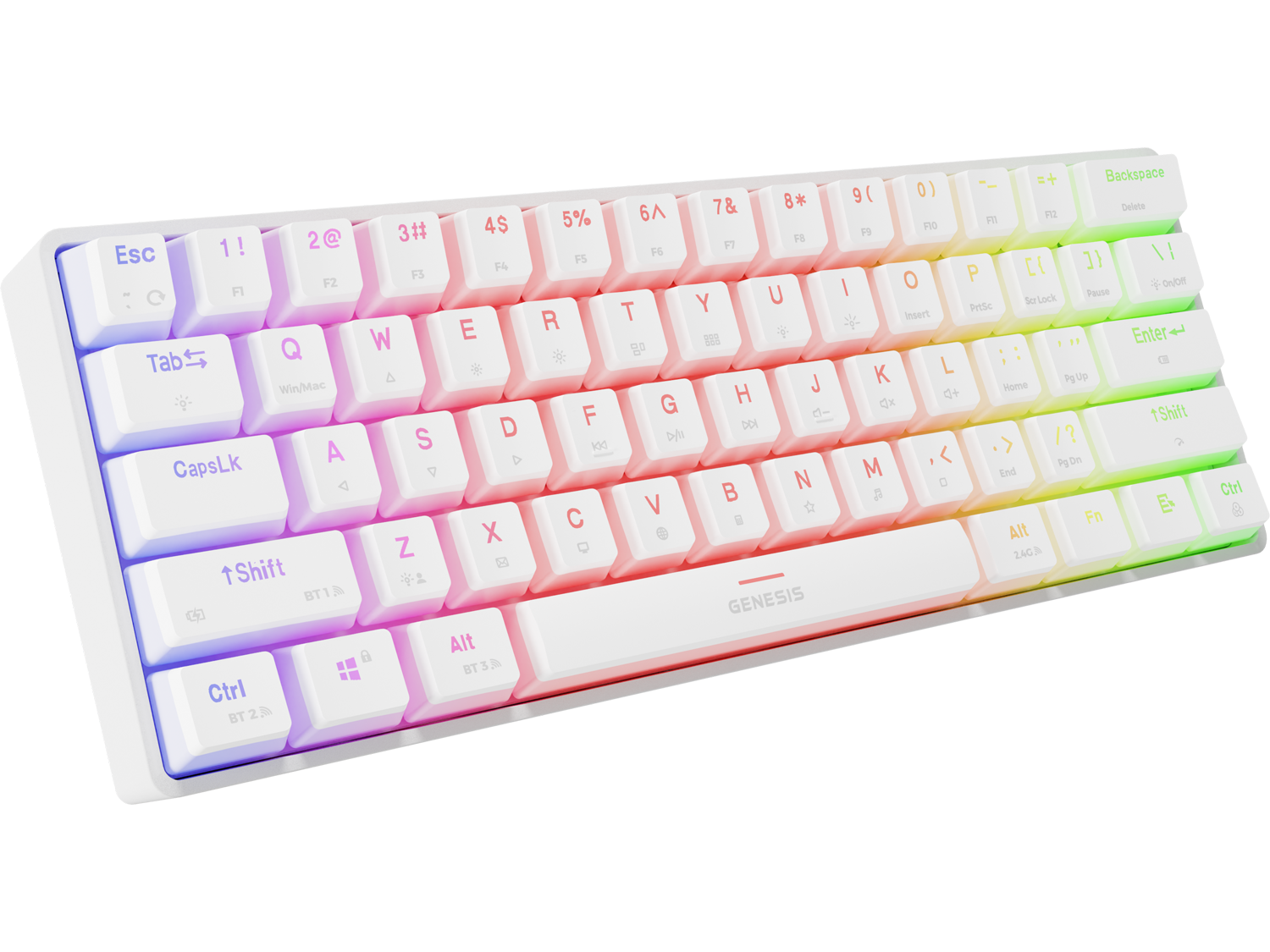 Genesis Thor 660 G2 Wireless, Gateron Brown Switch, White
