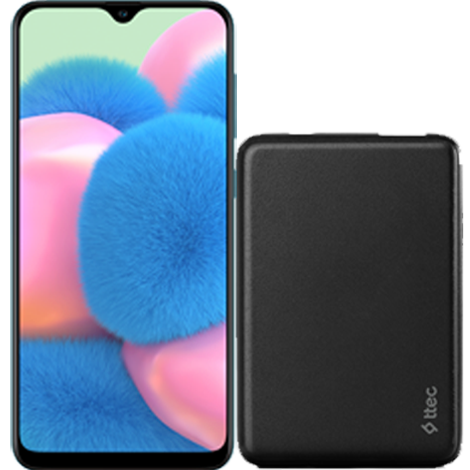 Galaxy A30s + ttec PowerCard 5 000 mAh