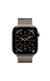 Apple Watch Series 11 Cellular 42mm Natural Titanium Case with Natural Milanese Loop