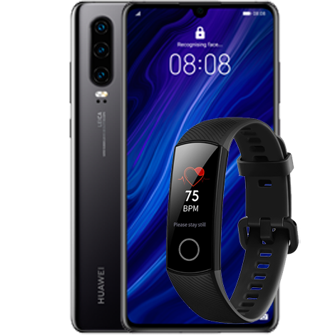 P30 + Huawei Band 4