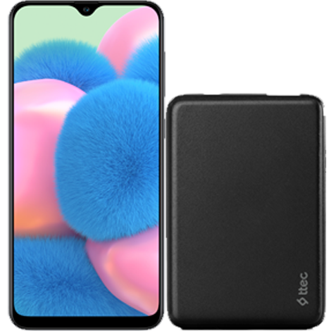 Galaxy A30s + ttec PowerCard 5 000 mAh