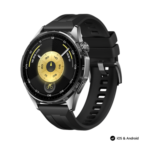 Smart Watch GT 6 46mm Black Rubbel