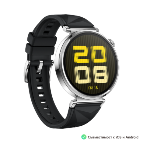 GT 5 41mm Black silicon