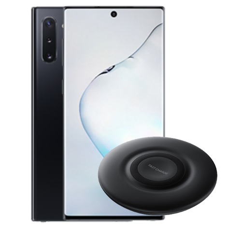 Galaxy Note 10+ в комплект с безжично зарядно